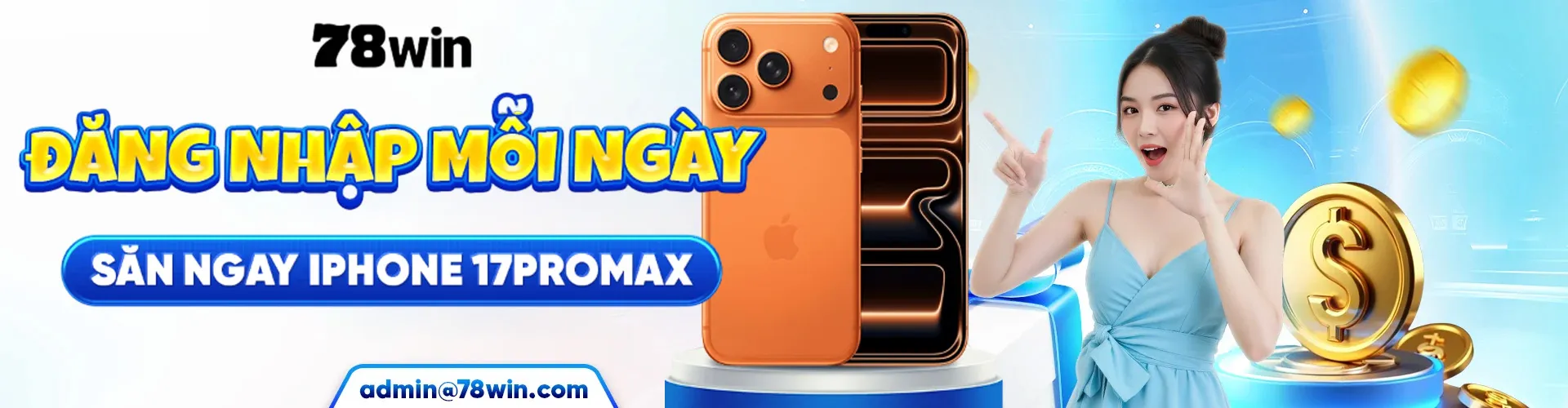 banner dang nhap san iphone 17prm 78win 2025